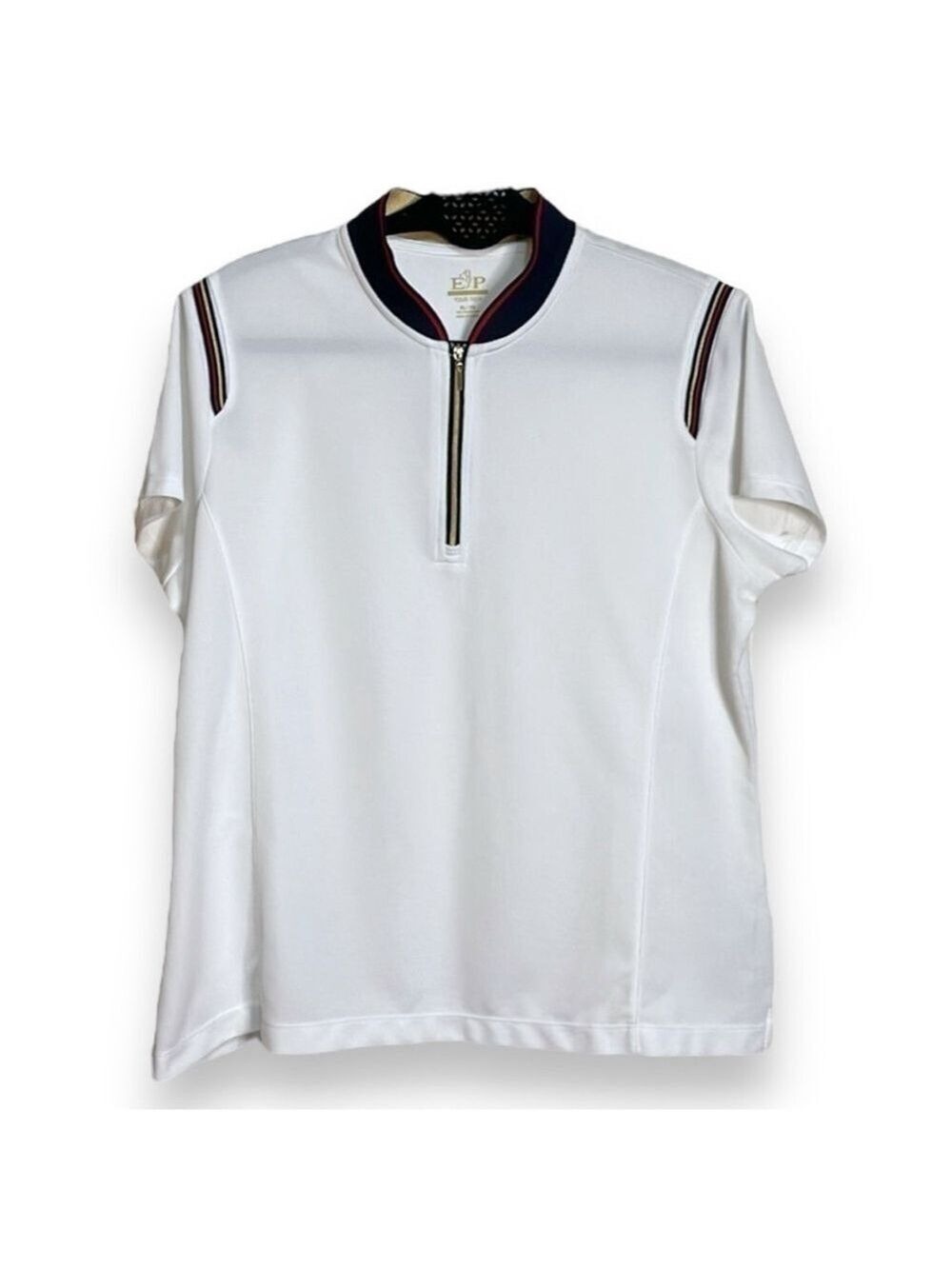 EP Pro Tour Tech Women's White Golf Top EP Shirt Size XL